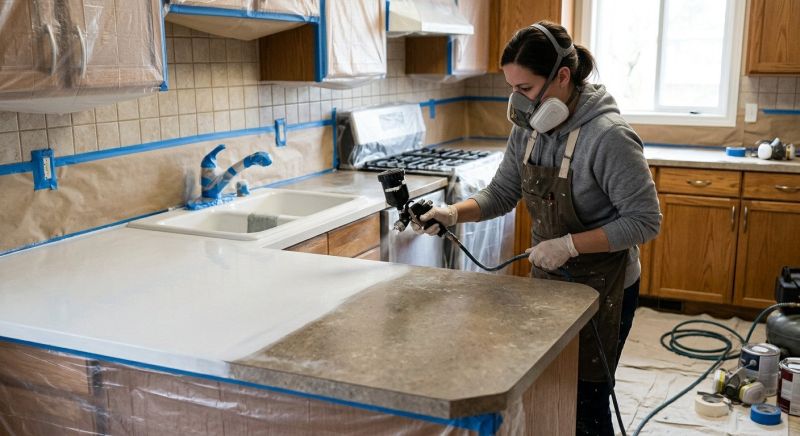 Countertop Reglazing in Roseville, CA