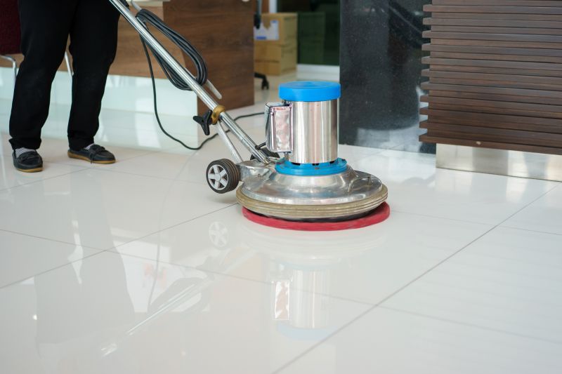 Tile Floor Polish Application